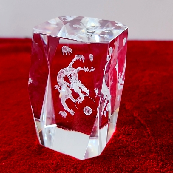 Set of 2, Laser Cut 3D Dragon Paperweights Block Desk Cube. - Picture 7 of 14